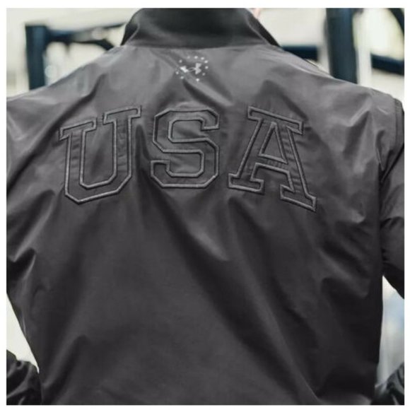 Under Armour Project Rock x Freedom Veteran's Day Men's S-XXL Bomber Jacket - Picture 5 of 16